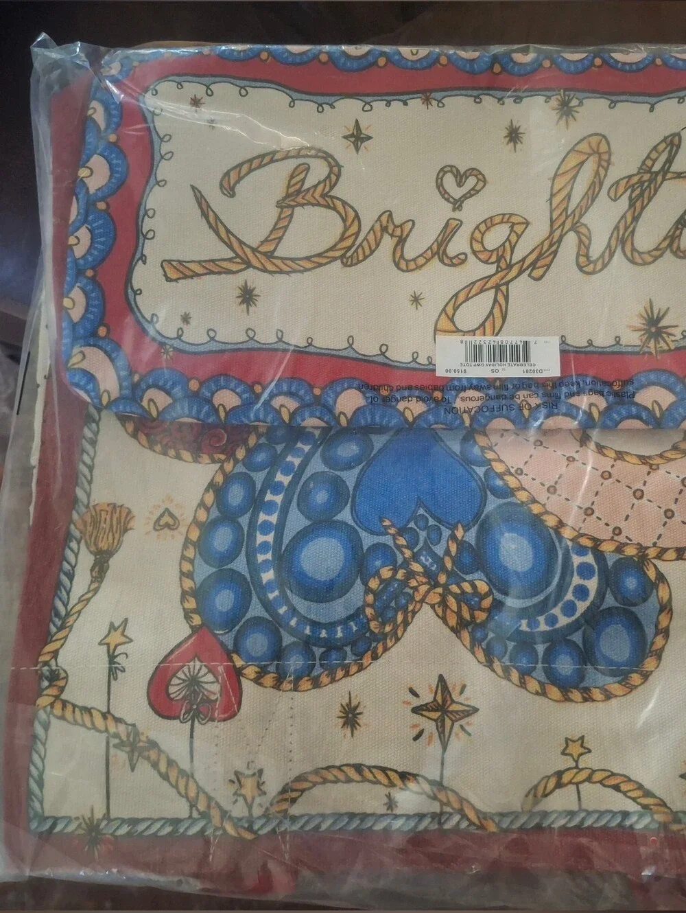 Brighton Holiday Canvas Tote